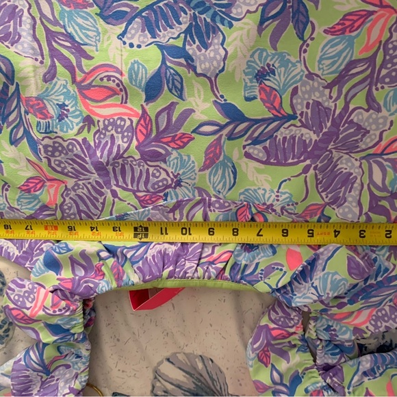 Lilly Pulitzer Zoya Ruffle Romper size 14 NWT - Picture 7 of 7